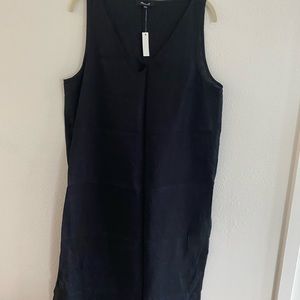 Madewell Linen Black Dress size Large